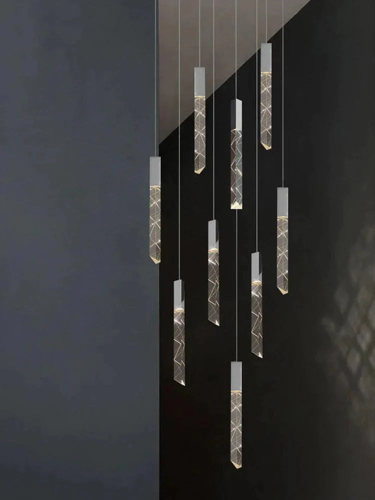Luminaire Lustre design aérien en cristal – Référence : Oliana3847-ILLUMEEN.COM
