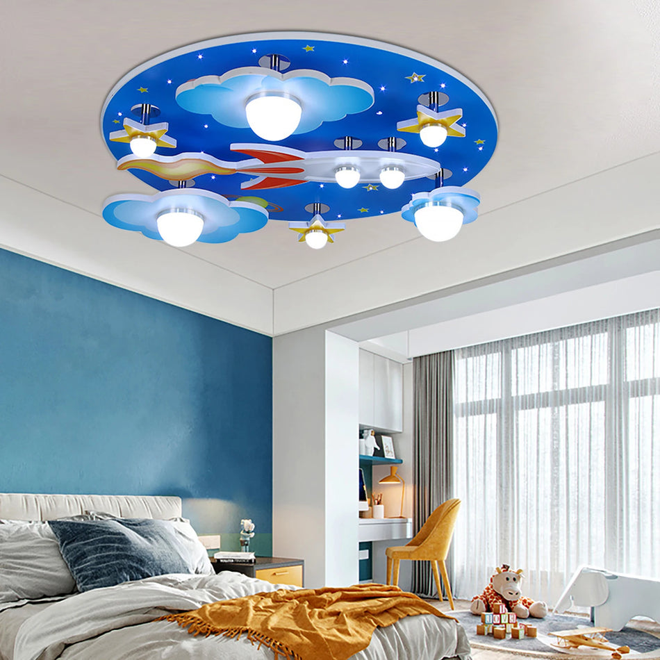 Luminaire Enfant Étoiles Cosmiques – Référence: Aurore4927