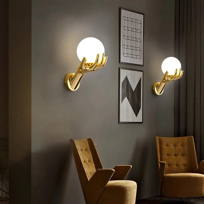 Luminaire Applique Murale dorée - Référence: Mira1045