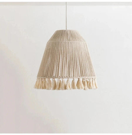 Abat-jour Bohémien En Chanvre Tissé À La Main Luminaire IL582734-ILLUMEEN.COM