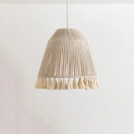 Abat-jour Bohémien En Chanvre Tissé À La Main Luminaire IL582734-ILLUMEEN.COM