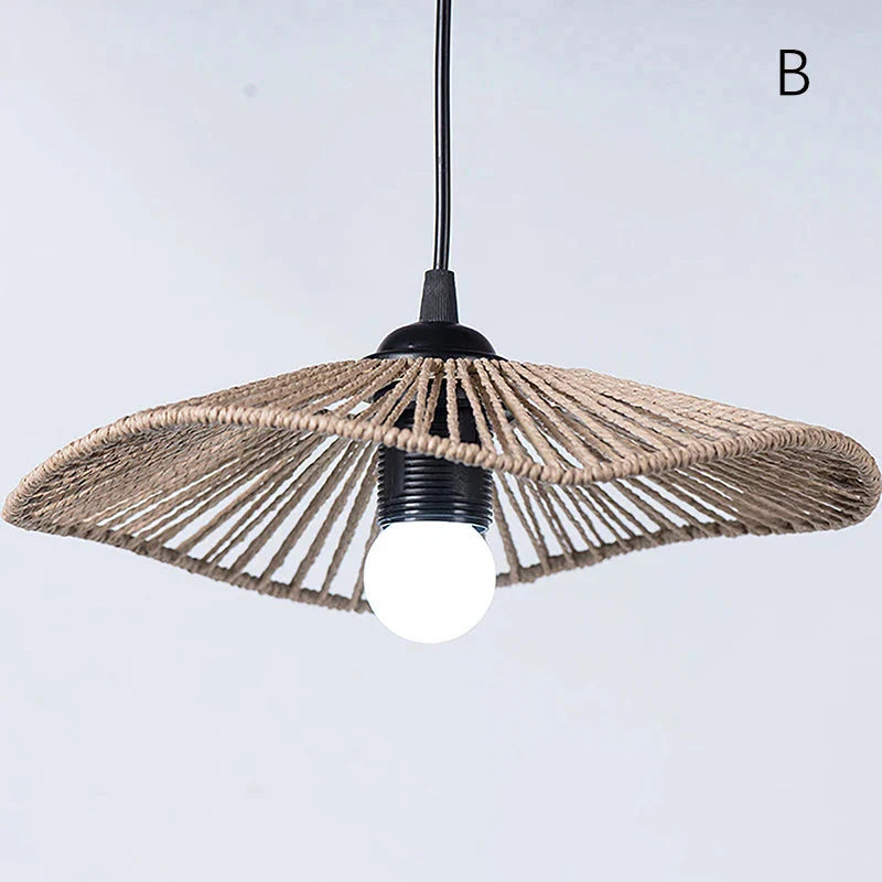 Abat-jour Boho en Corde Tressée pour Salle à Manger Rustique Luminaire IL582739-ILLUMEEN.COM