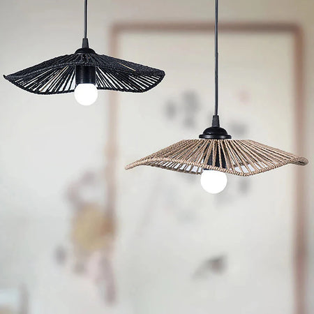 Abat-jour Boho en Corde Tressée pour Salle à Manger Rustique Luminaire IL582739-ILLUMEEN.COM