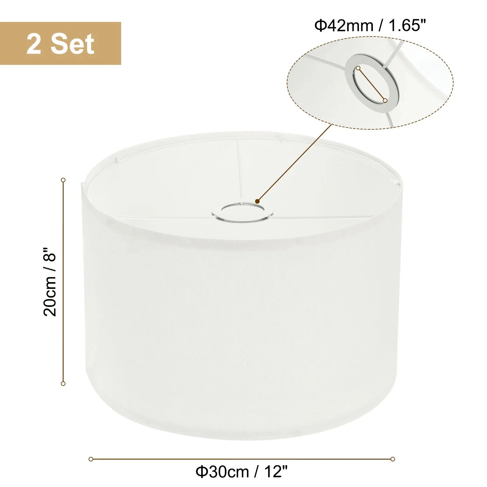 Abat-jour Classique Pour Intérieur Lot De 2 Luminaire IL527413-ILLUMEEN.COM