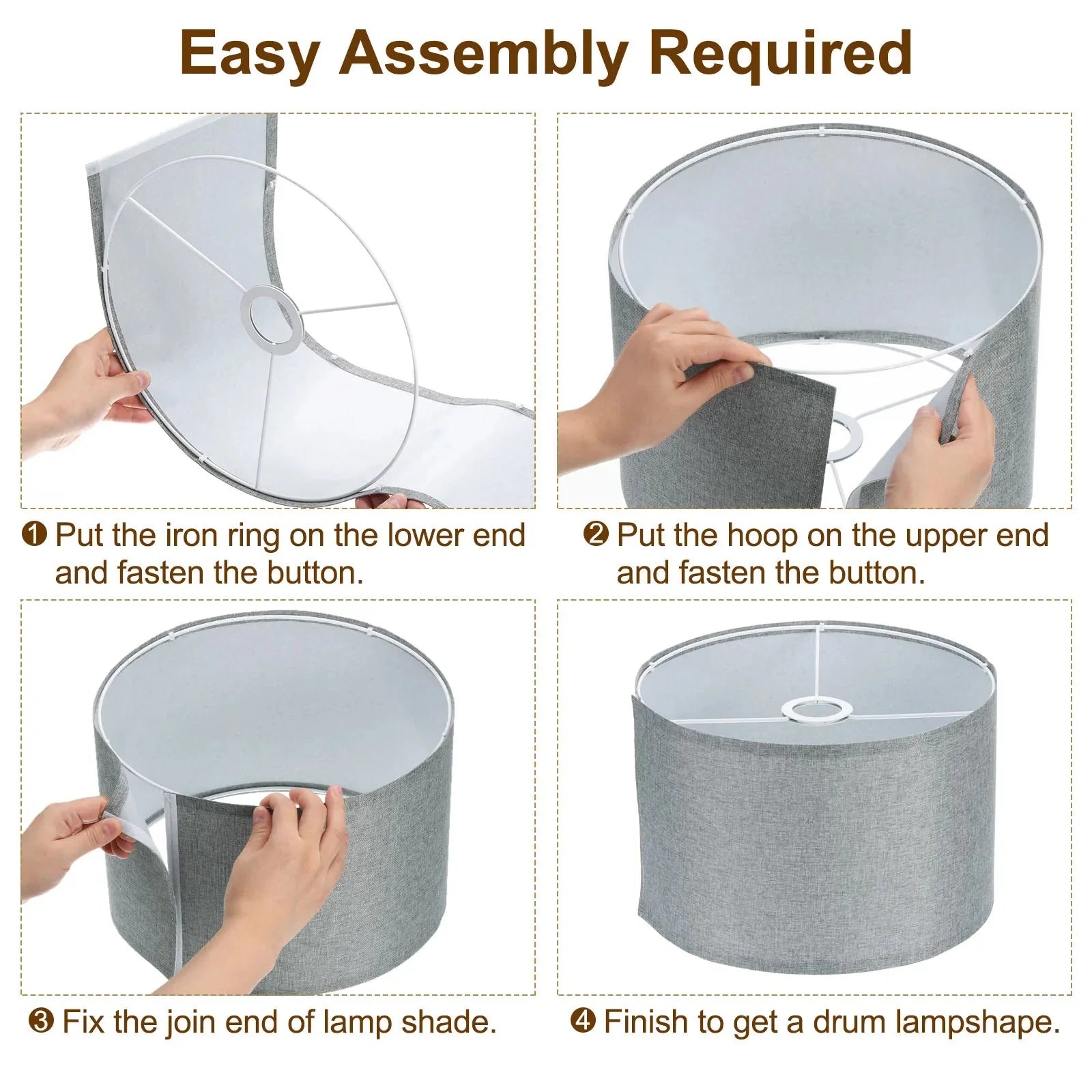 Abat-jour Classique Pour Intérieur Lot De 2 Luminaire IL527413-ILLUMEEN.COM