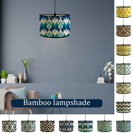 Abat-jour en Bambou Japonais : Élégance Rétro Luminaire IL425871-ILLUMEEN.COM