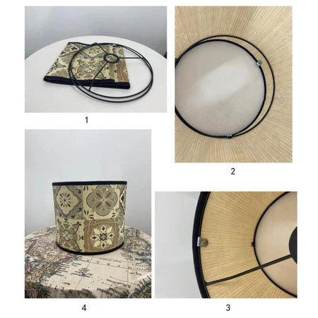 Abat-jour en Bambou Japonais : Élégance Rétro Luminaire IL425871-ILLUMEEN.COM