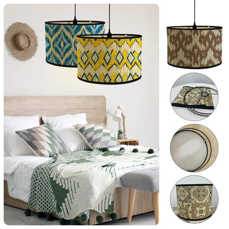 Abat-jour en Bambou Japonais : Élégance Rétro Luminaire IL425871-ILLUMEEN.COM