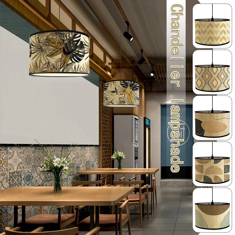 Abat-Jour en Bambou Rétro : Éclairez Votre Espace avec Élégance Artisanale Luminaire IL837462-ILLUMEEN.COM