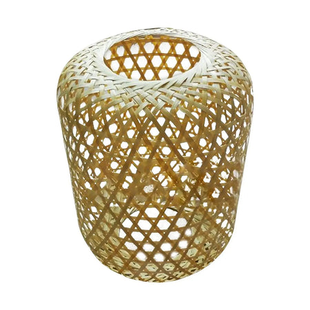 Abat-Jour en Bambou Tissé de Baoblaze, Luminaire Élégant IL482316-ILLUMEEN.COM