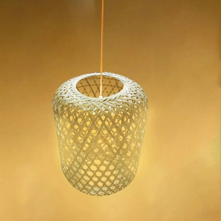 Abat-Jour en Bambou Tissé de Baoblaze, Luminaire Élégant IL482316-ILLUMEEN.COM