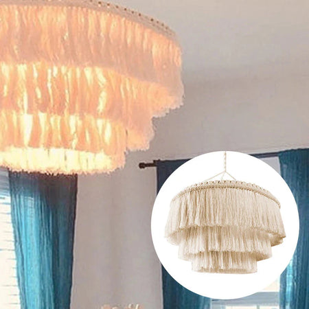 Abat-jour En Macramé Boho Luminaire Chic IL582347-ILLUMEEN.COM