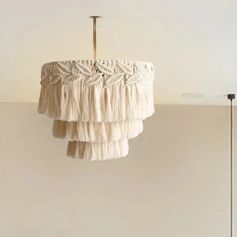 Abat-jour En Macramé Boho Luminaire Chic IL582347-ILLUMEEN.COM