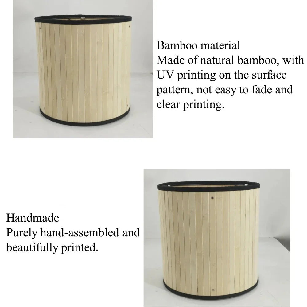 Abat-Jour Ethnique en Bambou Luminaire Chic IL492867-ILLUMEEN.COM