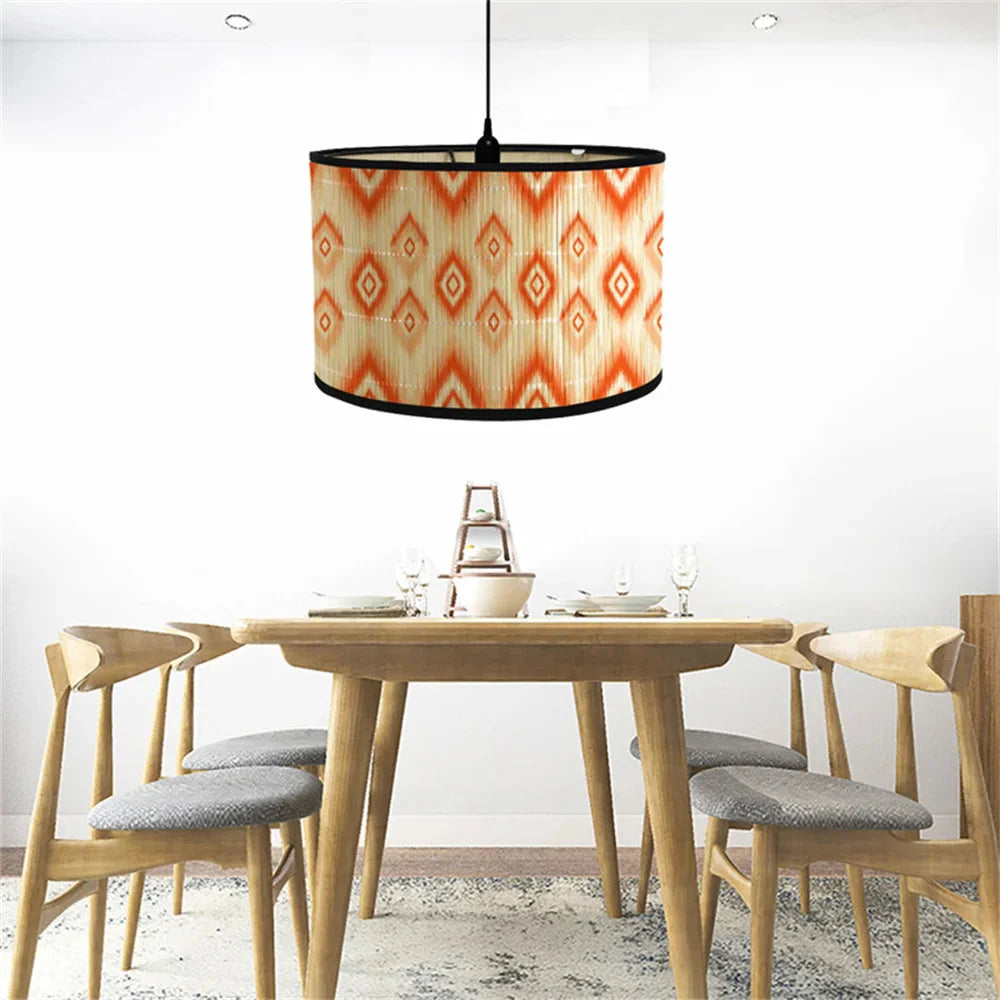 Abat-Jour Ethnique en Bambou Luminaire Chic IL492867-ILLUMEEN.COM