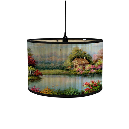 Abat-jour Japonais En Bambou Vintage Luminaire Élégant IL384729-ILLUMEEN.COM