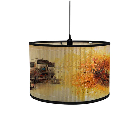 Abat-jour Japonais En Bambou Vintage Luminaire Élégant IL384729-ILLUMEEN.COM