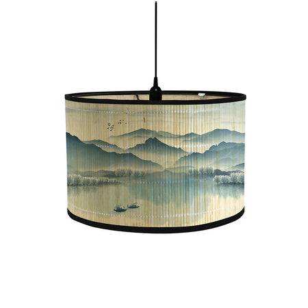 Abat-jour Japonais En Bambou Vintage Luminaire Élégant IL384729-ILLUMEEN.COM