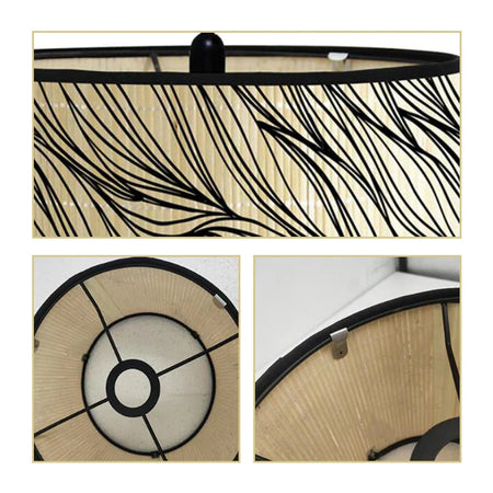 Abat-jour Japonais En Bambou Vintage Luminaire Élégant IL384729-ILLUMEEN.COM