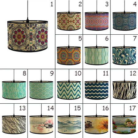 Abat-jour Japonais En Bambou Vintage Luminaire Élégant IL384729-ILLUMEEN.COM