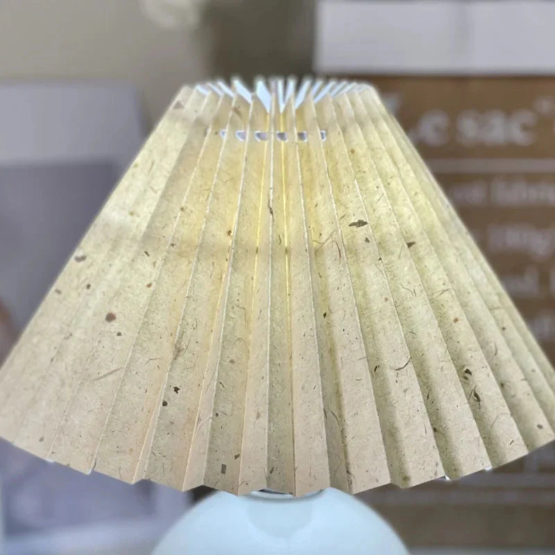 Abat-jour Plissé Personnalisé En Tissu Moderne Luminaire IL583921-ILLUMEEN.COM