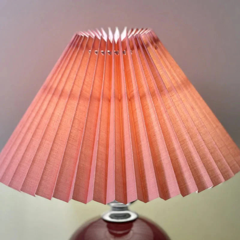 Abat-jour Plissé Personnalisé En Tissu Moderne Luminaire IL583921-ILLUMEEN.COM