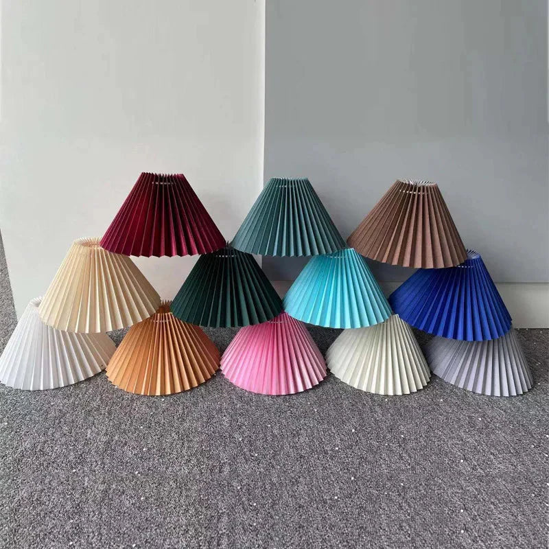 Abat-jour Plissé Personnalisé En Tissu Moderne Luminaire IL583921-ILLUMEEN.COM
