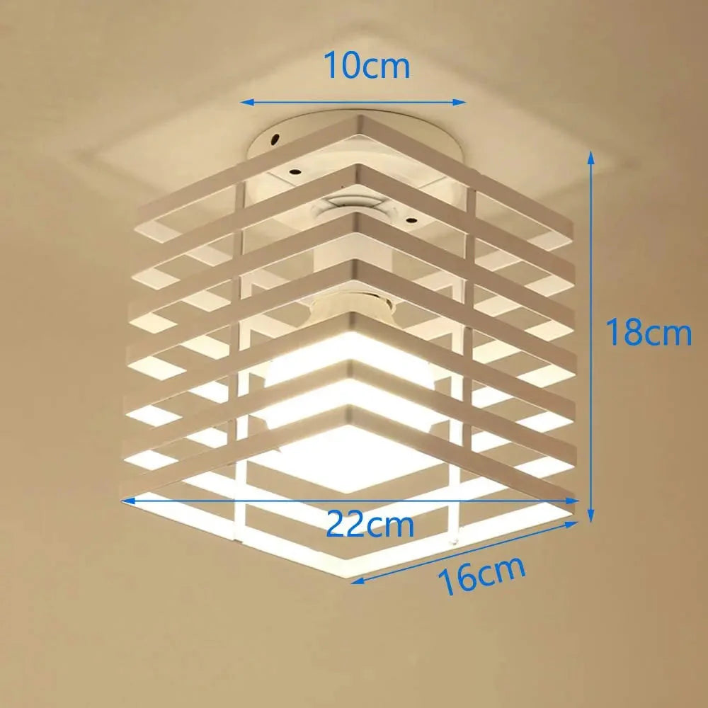 Abat-jour Rétro Industriel en Fer et Bois pour Élégance Loft Luminaire IL582937-ILLUMEEN.COM