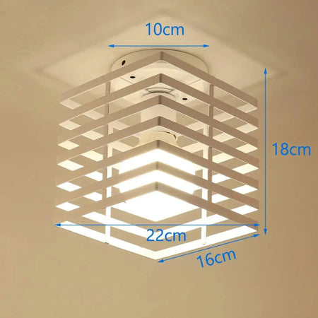 Abat-jour Rétro Industriel en Fer et Bois pour Élégance Loft Luminaire IL582937-ILLUMEEN.COM