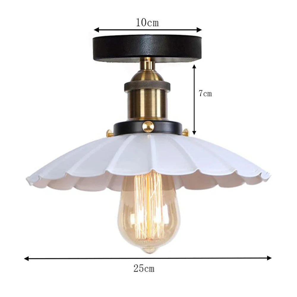 Abat-jour Rétro Industriel en Fer et Bois pour Élégance Loft Luminaire IL582937-ILLUMEEN.COM