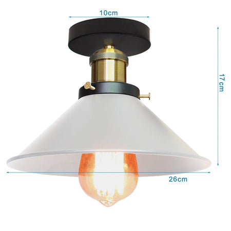 Abat-jour Rétro Industriel en Fer et Bois pour Élégance Loft Luminaire IL582937-ILLUMEEN.COM
