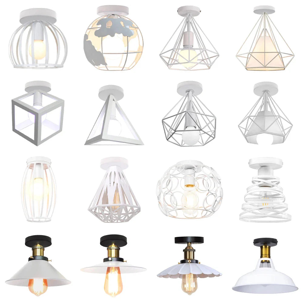 Abat-jour Rétro Industriel en Fer et Bois pour Élégance Loft Luminaire IL582937-ILLUMEEN.COM