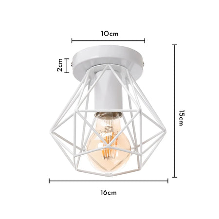 Abat-jour Rétro Industriel en Fer et Bois pour Élégance Loft Luminaire IL582937-ILLUMEEN.COM