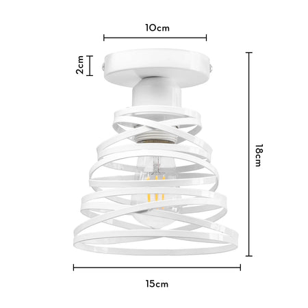 Abat-jour Rétro Industriel en Fer et Bois pour Élégance Loft Luminaire IL582937-ILLUMEEN.COM