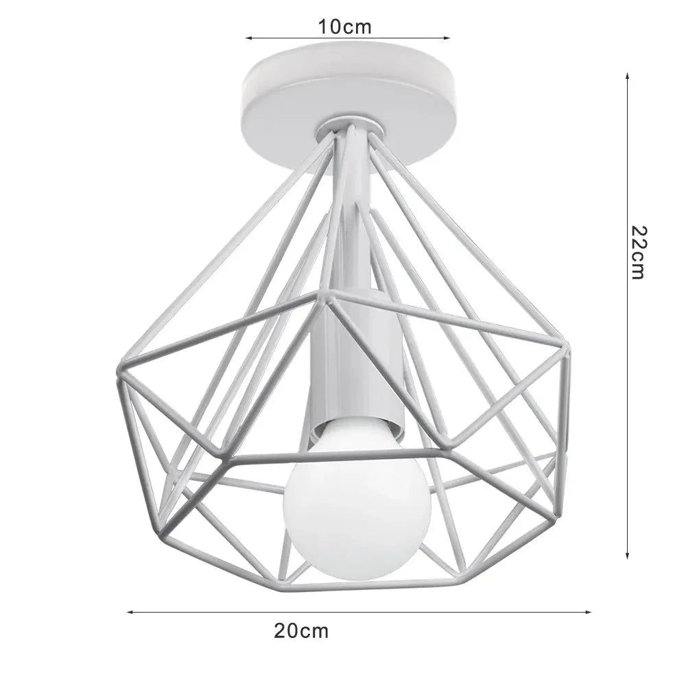 Abat-jour Rétro Industriel en Fer et Bois pour Élégance Loft Luminaire IL582937-ILLUMEEN.COM