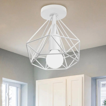 Abat-jour Rétro Industriel en Fer et Bois pour Élégance Loft Luminaire IL582937-ILLUMEEN.COM