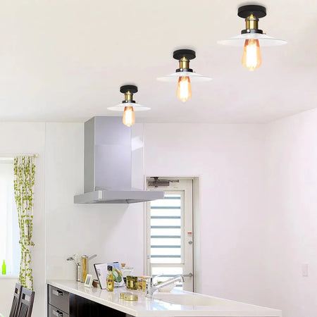 Abat-jour Rétro Industriel en Fer et Bois pour Élégance Loft Luminaire IL582937-ILLUMEEN.COM