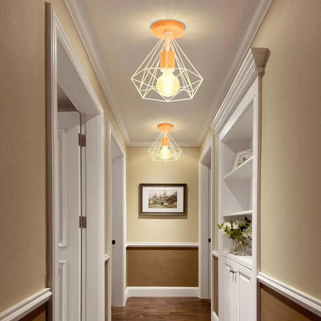 Abat-jour Rétro Industriel en Fer et Bois pour Élégance Loft Luminaire IL582937-ILLUMEEN.COM