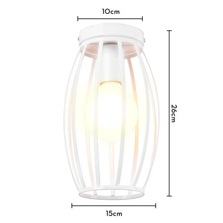 Abat-jour Rétro Industriel en Fer et Bois pour Élégance Loft Luminaire IL582937-ILLUMEEN.COM