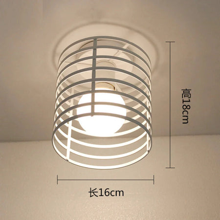 Abat-jour Rétro Industriel en Fer et Bois pour Élégance Loft Luminaire IL582937-ILLUMEEN.COM
