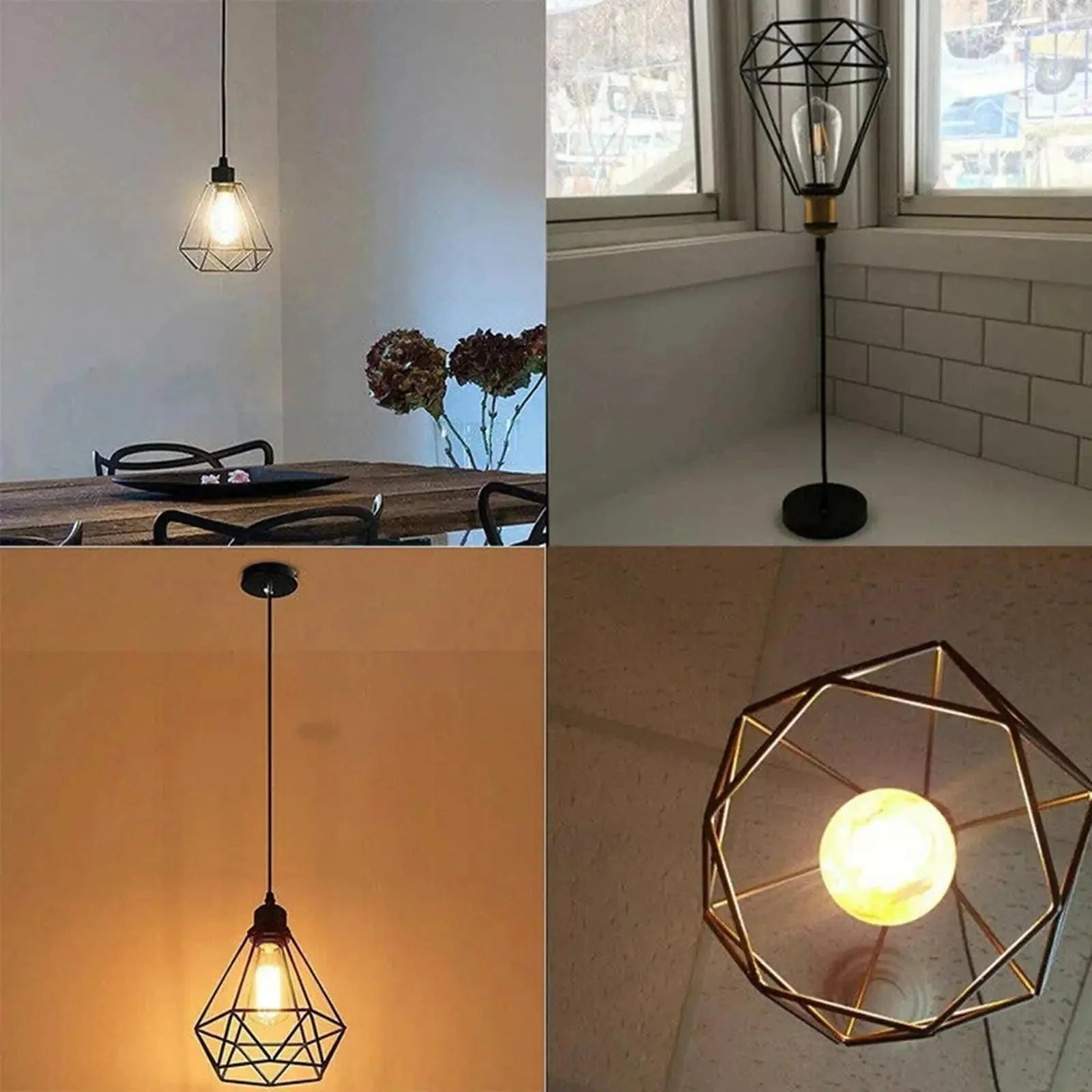Abat-Jour Suspendu en Fer au Design Rétro pour Éclairer Votre Intérieur avec Élégance Luminaire IL583720-ILLUMEEN.COM
