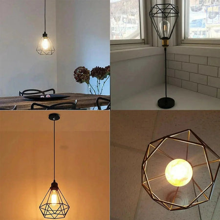 Abat-Jour Suspendu en Fer au Design Rétro pour Éclairer Votre Intérieur avec Élégance Luminaire IL583720-ILLUMEEN.COM
