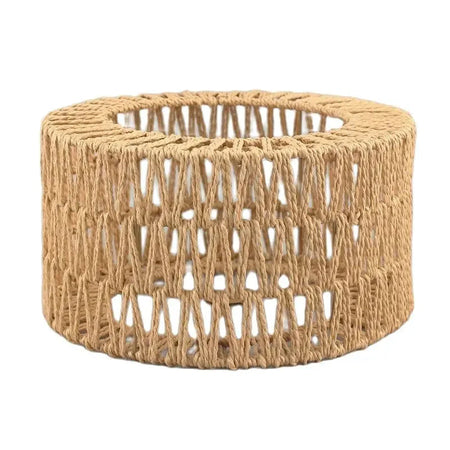 Abat-Jour Tissé à la Main en Papier Luminaire Chic IL295743-ILLUMEEN.COM