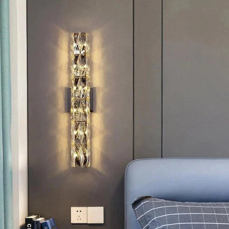 Applique Murale : Bloc Cristal Monté au Mur Effet Diamant Luminaire IL493726-ILLUMEEN.COM