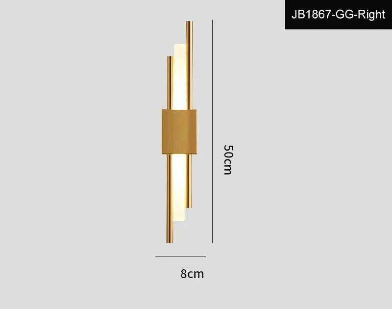 Applique Murale Contemporaine Noir et Or Luminaire IL583249-ILLUMEEN.COM