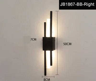 Applique Murale Contemporaine Noir et Or Luminaire IL583249-ILLUMEEN.COM