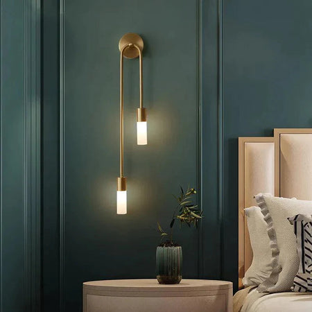 Applique Murale Contemporaine Noir et Or Luminaire IL583249-ILLUMEEN.COM