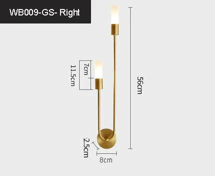 Applique Murale Contemporaine Noir et Or Luminaire IL583249-ILLUMEEN.COM