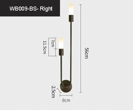 Applique Murale Contemporaine Noir et Or Luminaire IL583249-ILLUMEEN.COM