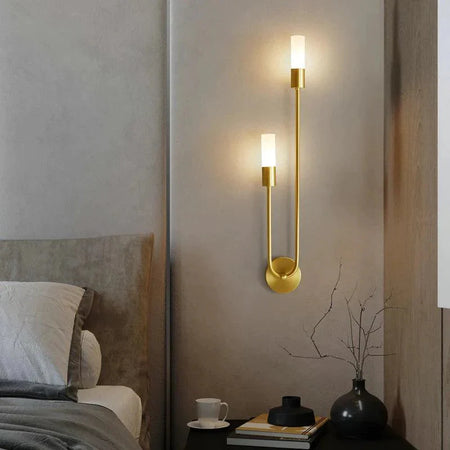 Applique Murale Contemporaine Noir et Or Luminaire IL583249-ILLUMEEN.COM